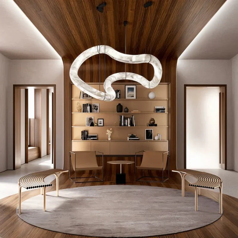 Mata Alabaster Chandelier