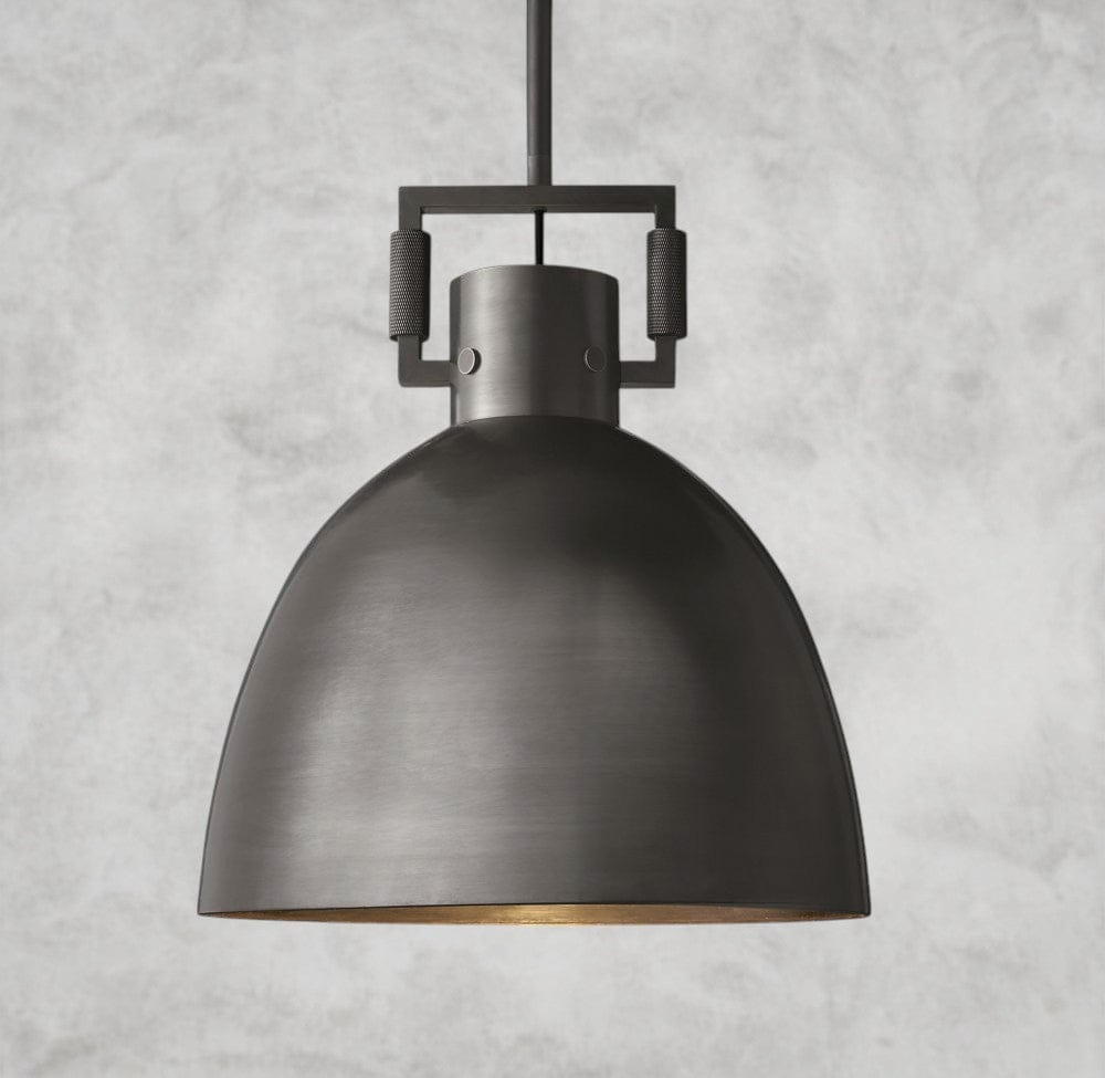 10" / Bronze MACHINIST METAL CLOCHE PENDANT 10", 14", 18"