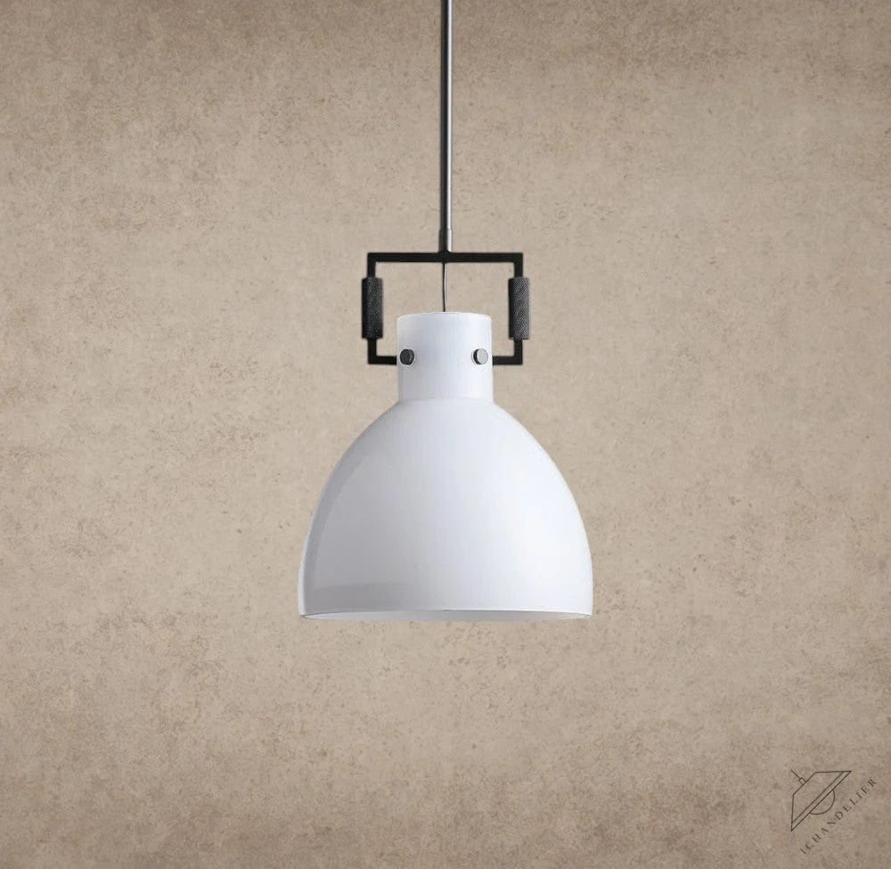 MACHINIST MILK GLASS CLOCHE PENDANT 10", 14", 18"