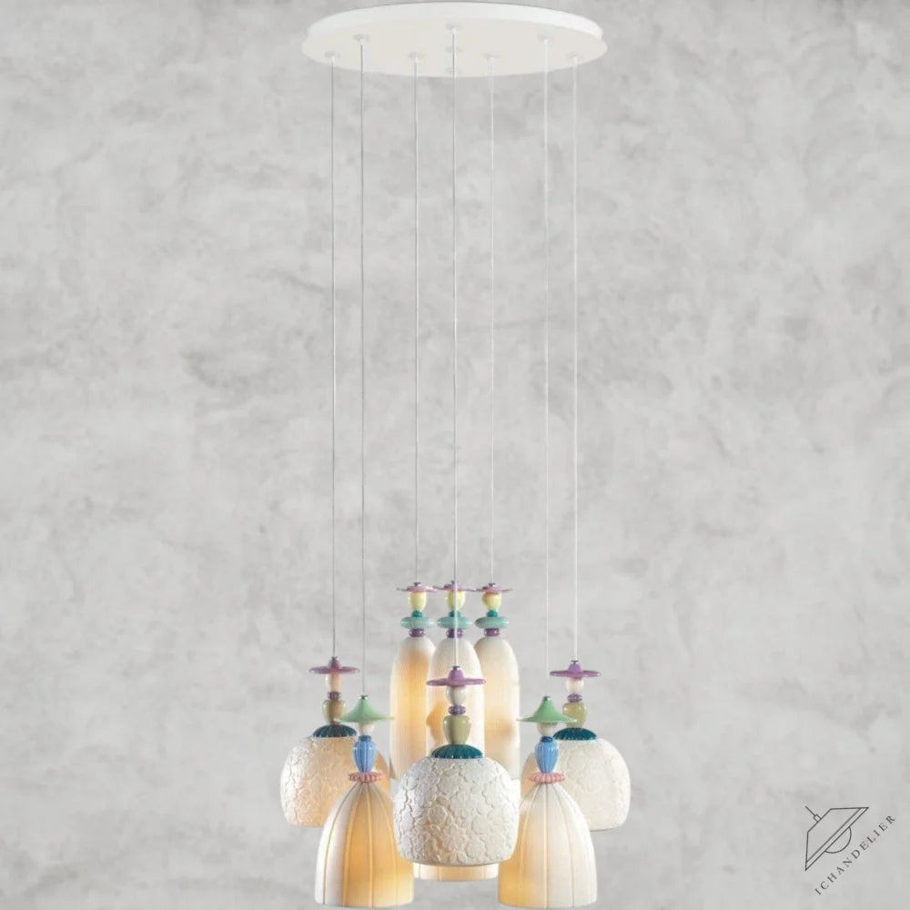 Madeaoiselle 9-Lights Seaside Chandelier