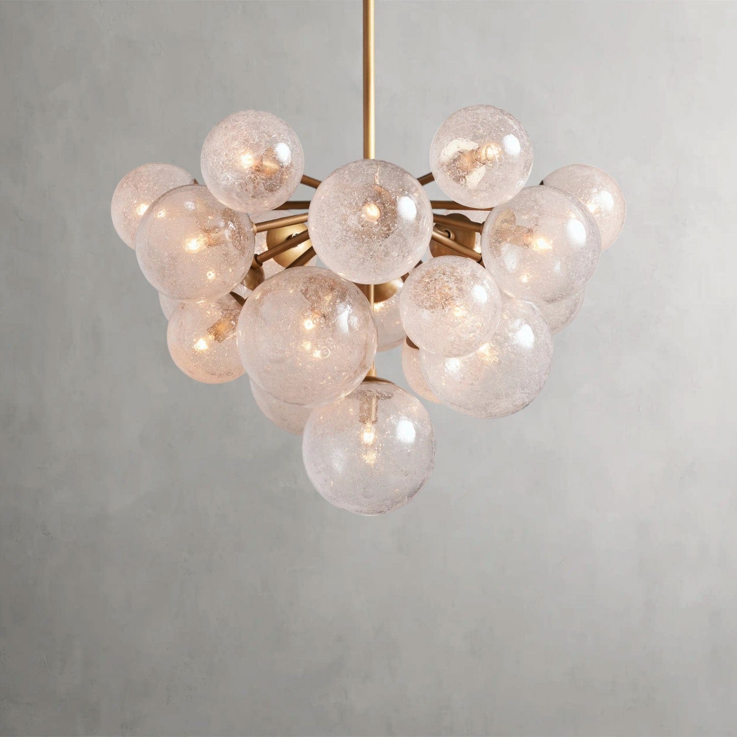 19 Lights / Brass Mandoza Chandelier 19/ 37 Lights