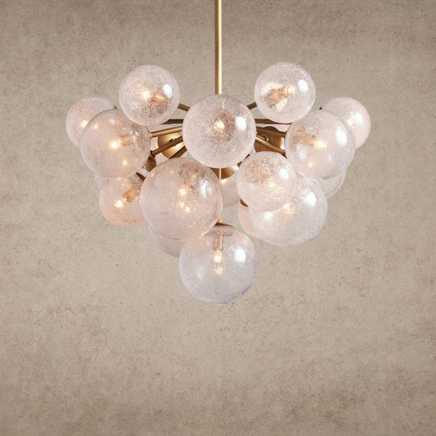 19 Lights / Brass Mandoza Chandelier 19/ 37 Lights