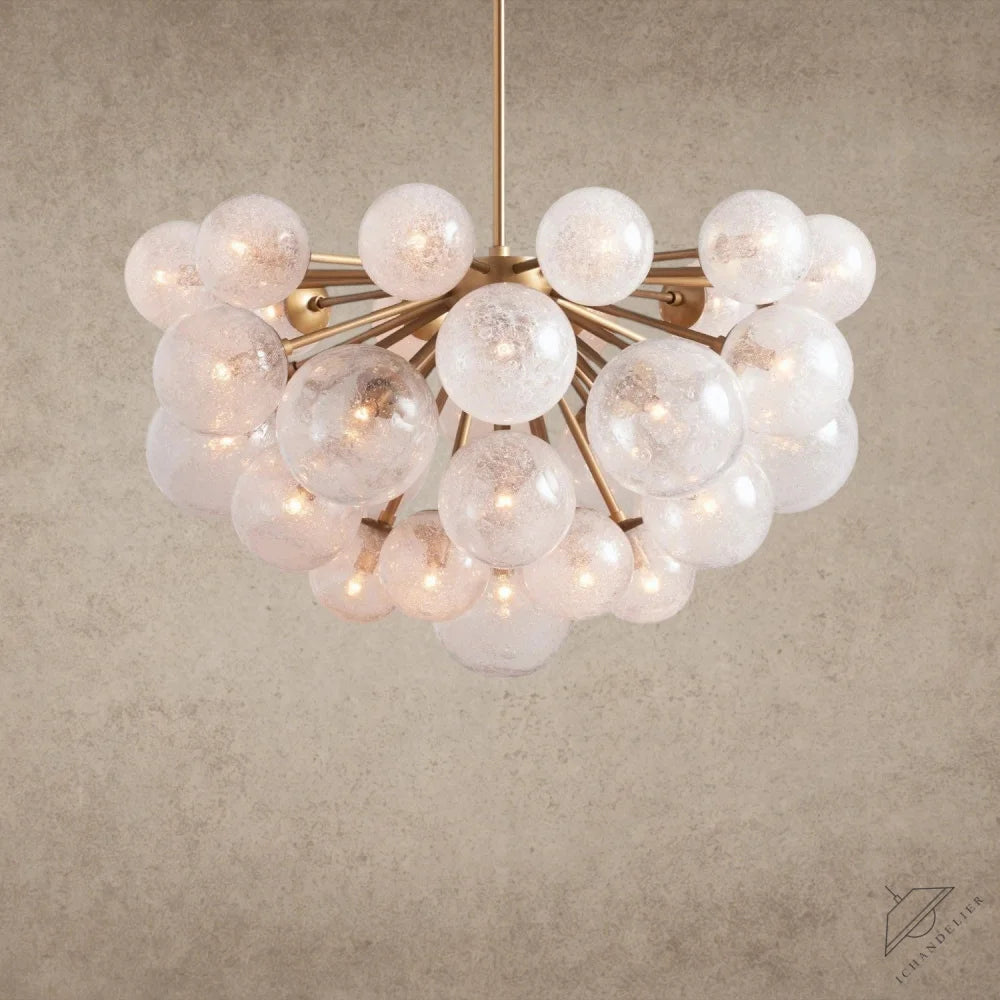 37 Lights / Brass Mandoza Chandelier 19/ 37 Lights