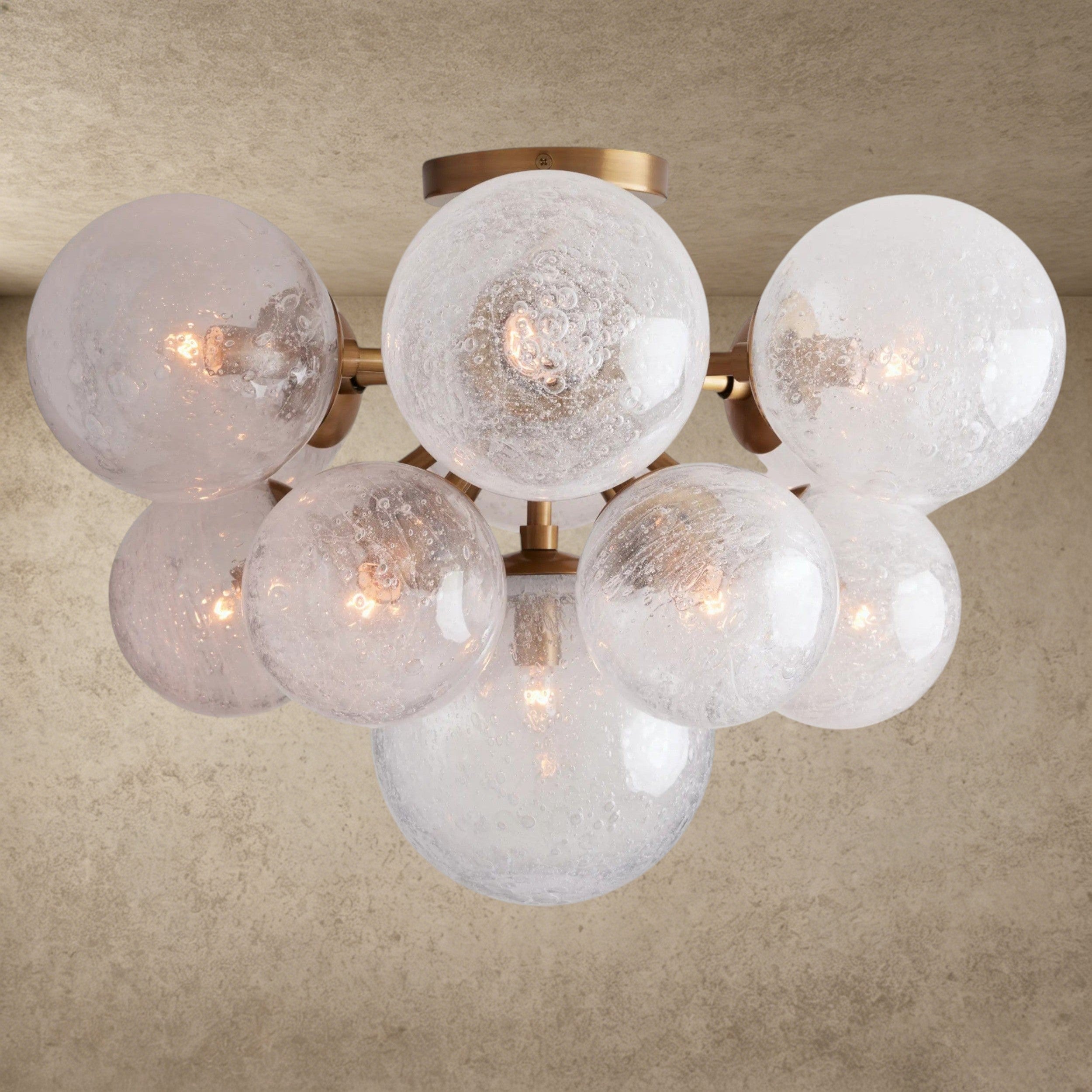 Brass Mandoza Flush Mount