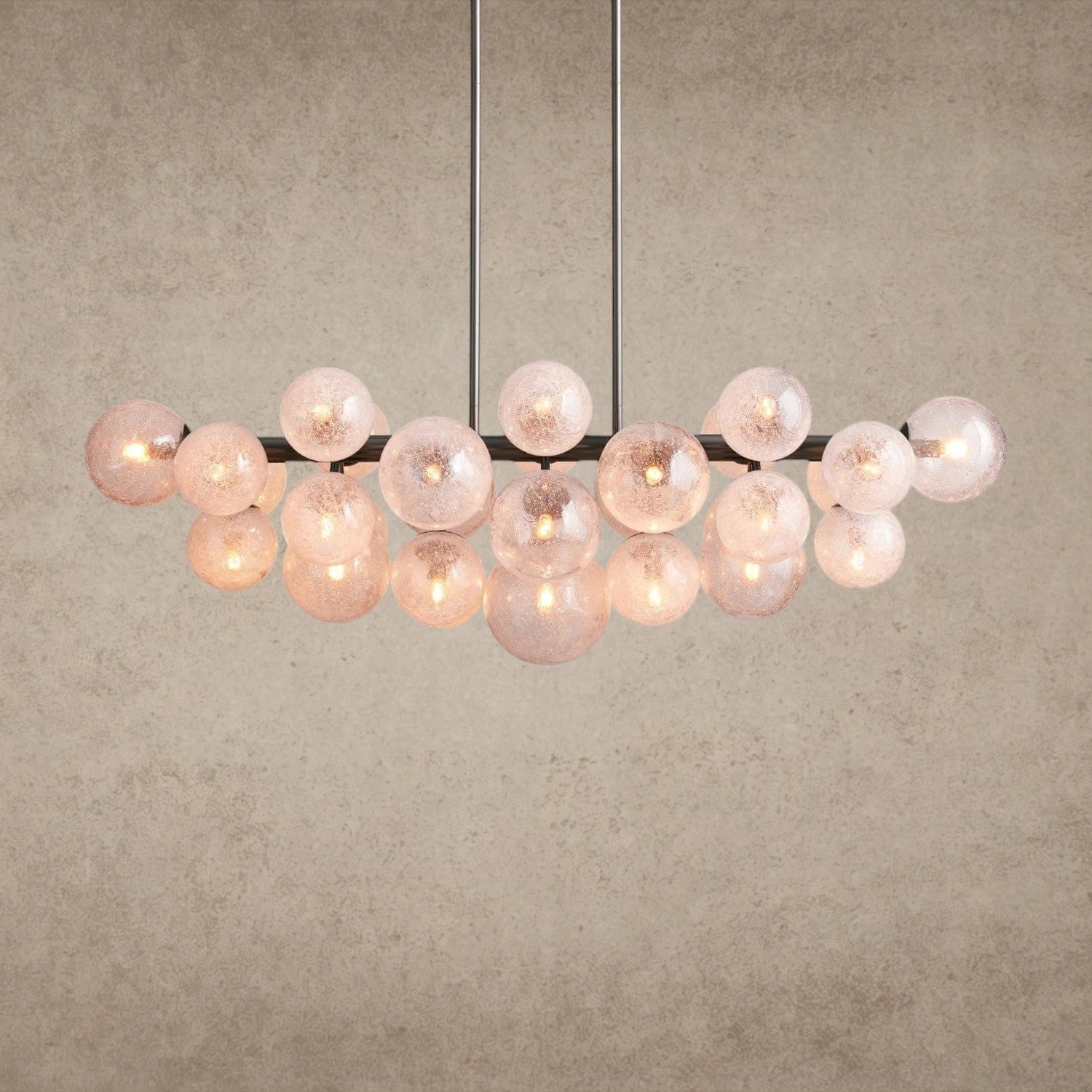 Bronze Mandoza Linear Chandelier