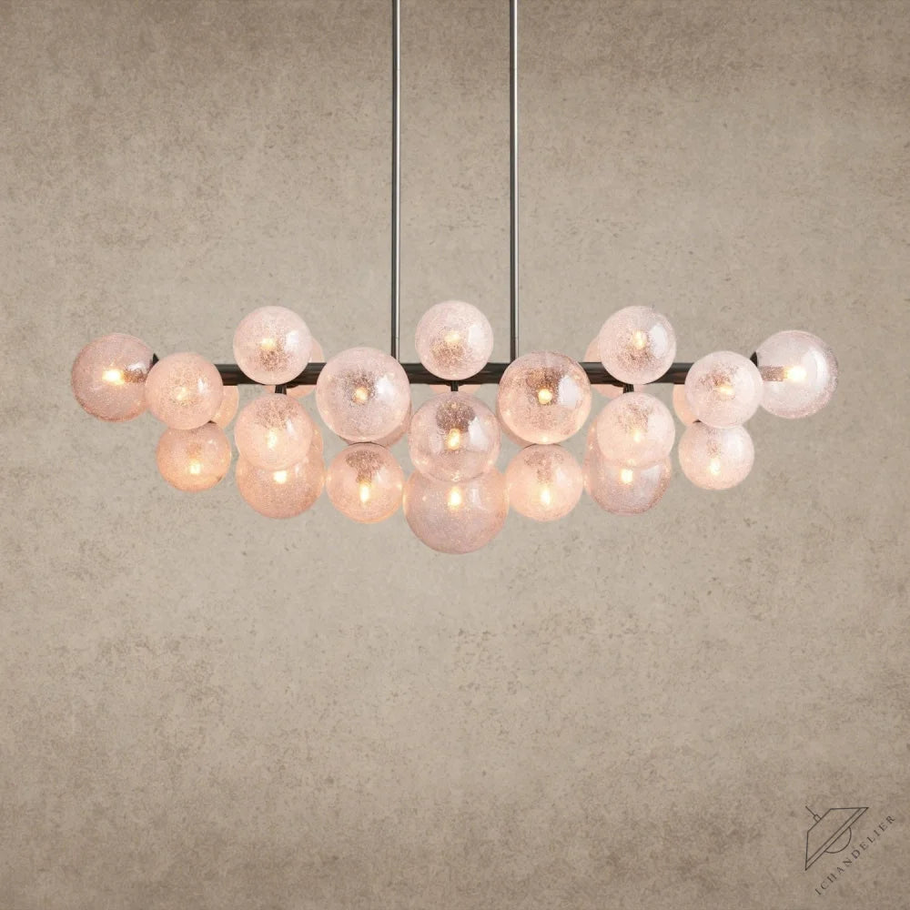 Bronze Mandoza Linear Chandelier