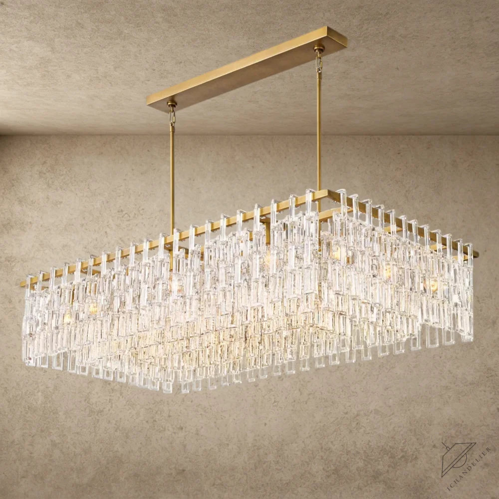 Marignan Rectangular Chandelier 60"