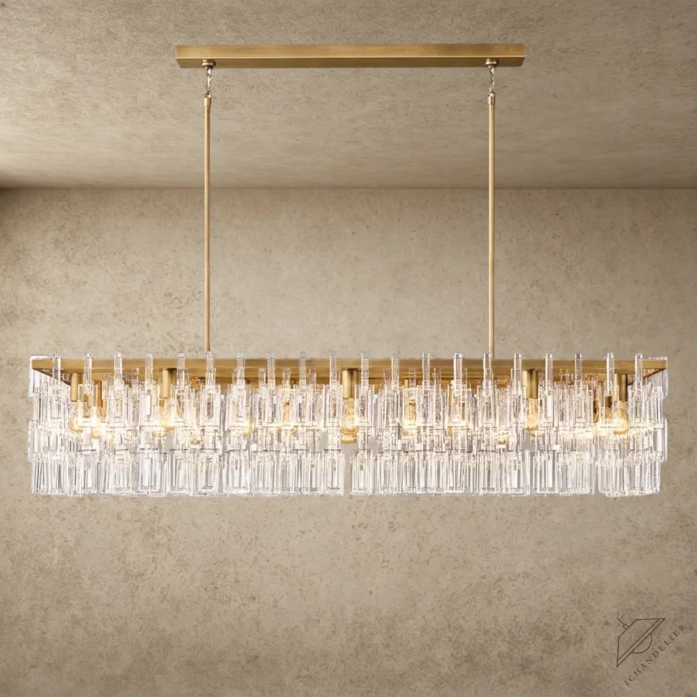 Marignan Rectangular Chandelier 60"