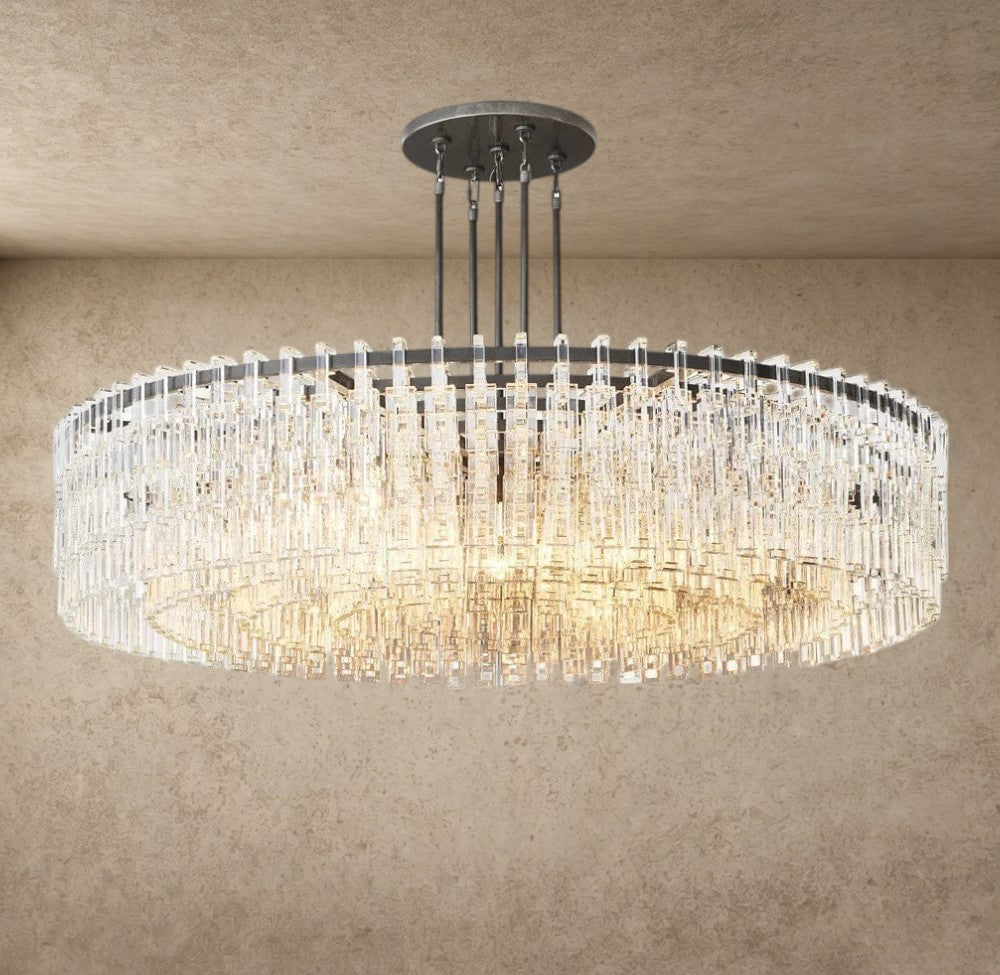 60" / Bronze Marignan Round Chandelier 36", 48", 60"