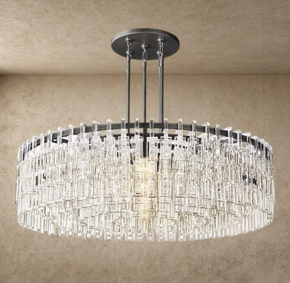 48" / Bronze Marignan Round Chandelier 36", 48", 60"