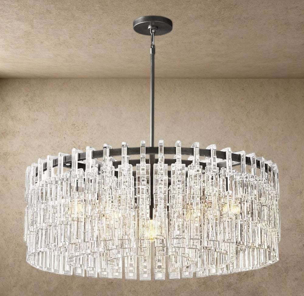 36" / Bronze Marignan Round Chandelier 36", 48", 60"