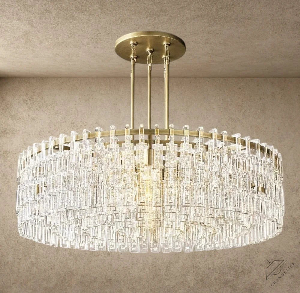 48" / Brass Marignan Round Chandelier 36", 48", 60"