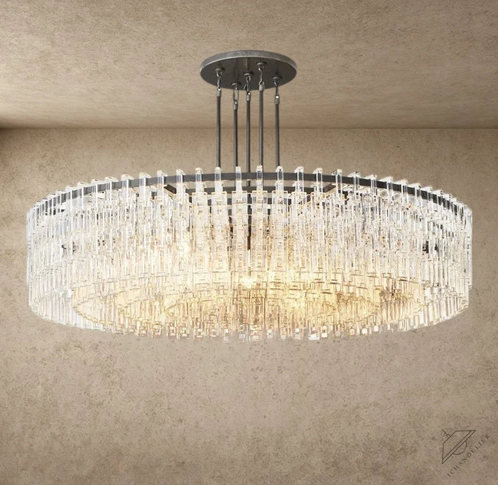 60" / Bronze Marignan Round Chandelier 36", 48", 60"