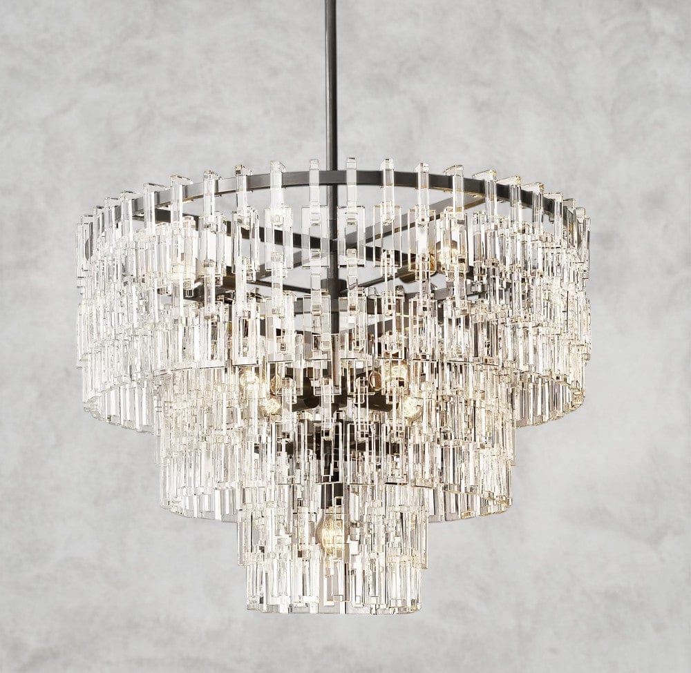 36" / Bronze Marignan Tiered Round Chandelier 36", 48", 60"