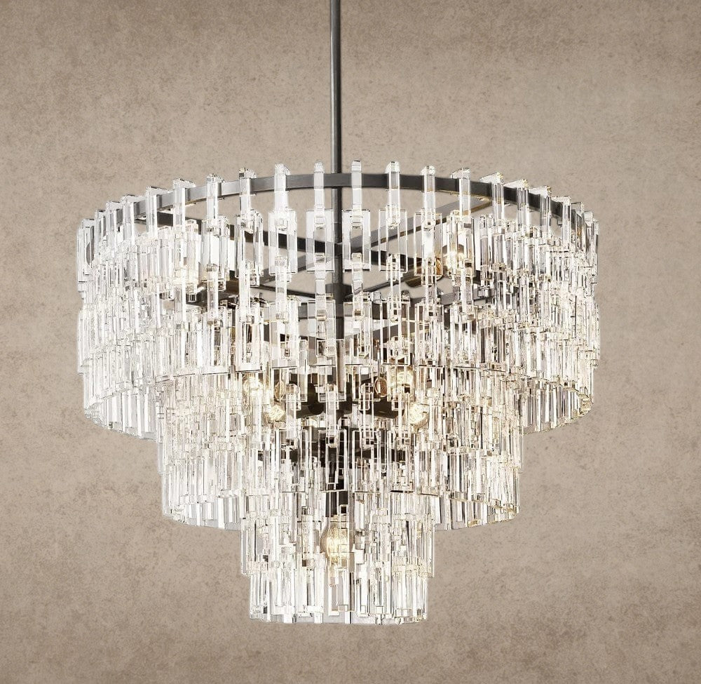 36" / Bronze Marignan Tiered Round Chandelier 36", 48", 60"