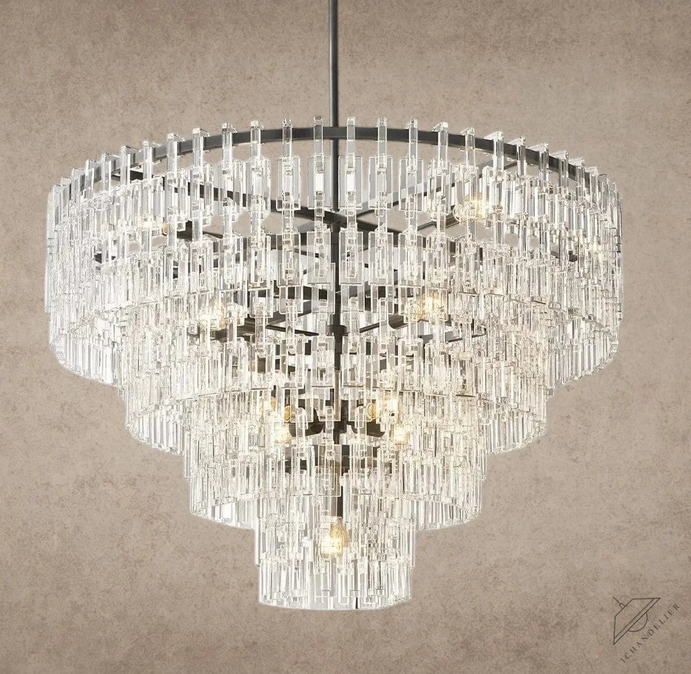 48" / Bronze Marignan Tiered Round Chandelier 36", 48", 60"