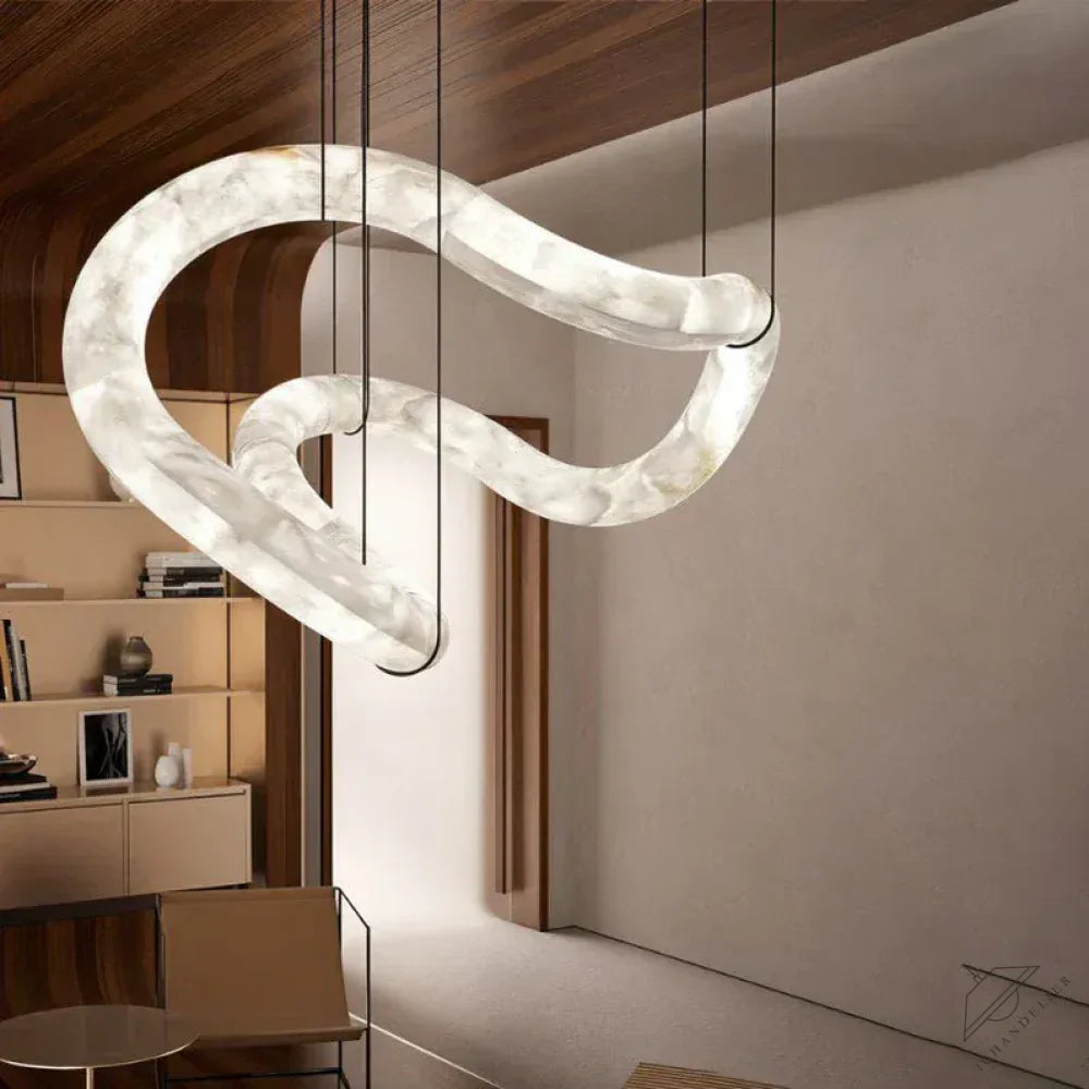 Mata Alabaster Chandelier