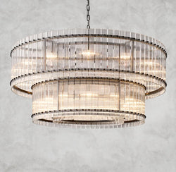 San Marco Two-Tier Round Chandelier 22", 37", 48", 60"