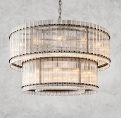 San Marco Two-Tier Round Chandelier 22", 37", 48", 60"