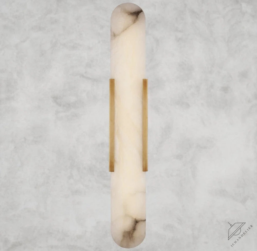 28" / Brass Melange Elongated Sconce 10", 20", 28"