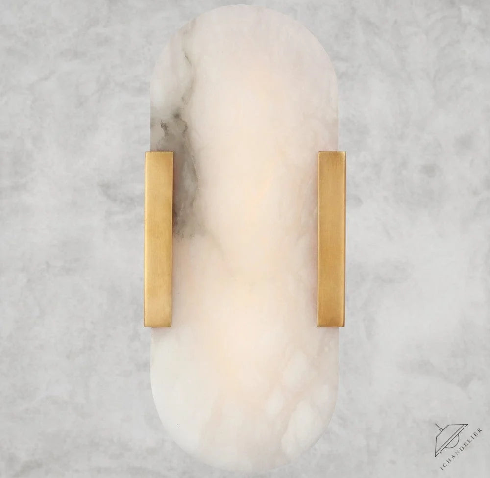 10" / Brass Melange Elongated Sconce 10", 20", 28"