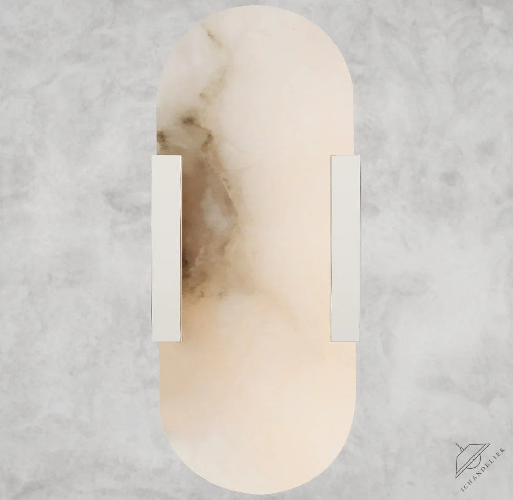 10" / Nickle Melange Elongated Sconce 10", 20", 28"