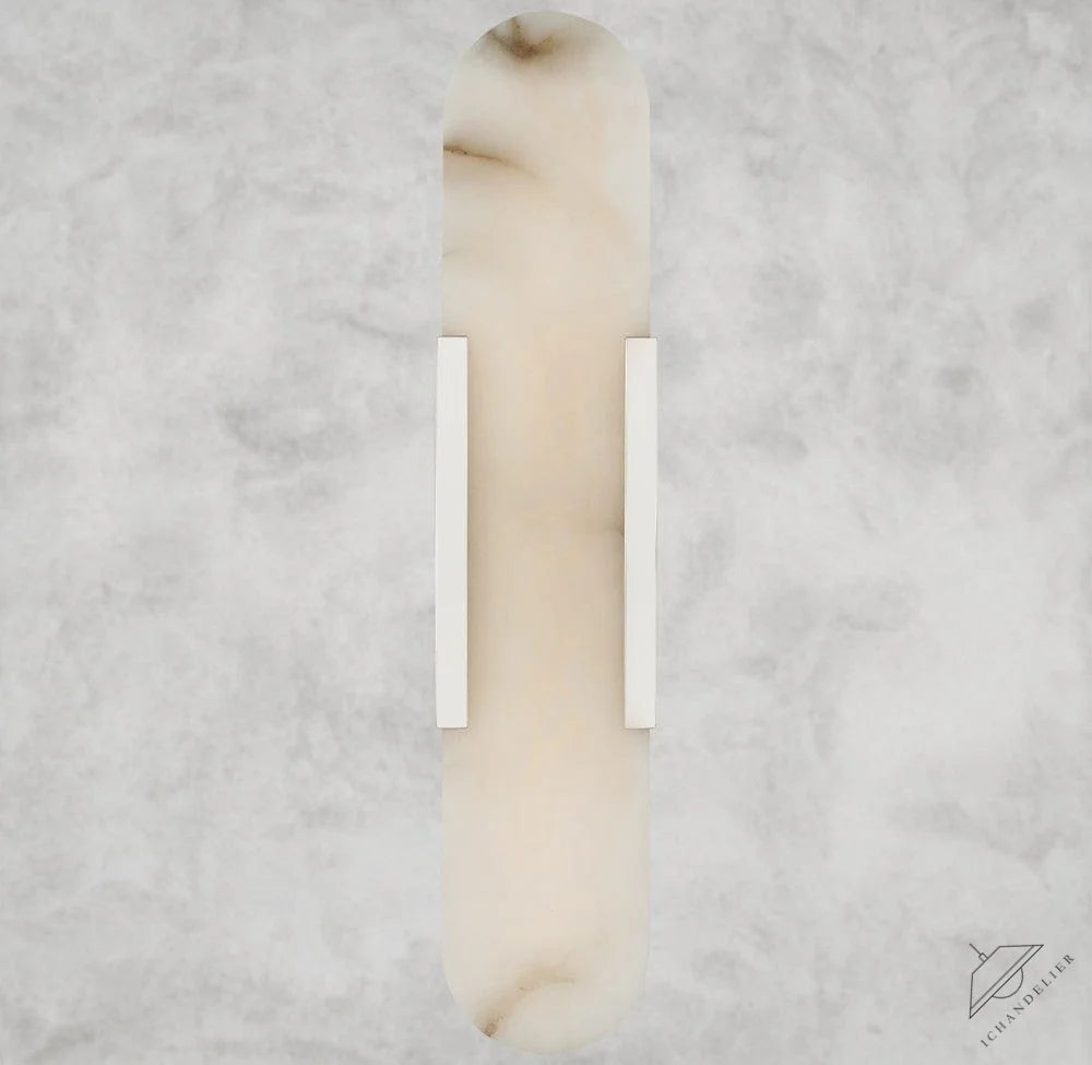 20" / Nickle Melange Elongated Sconce 10", 20", 28"