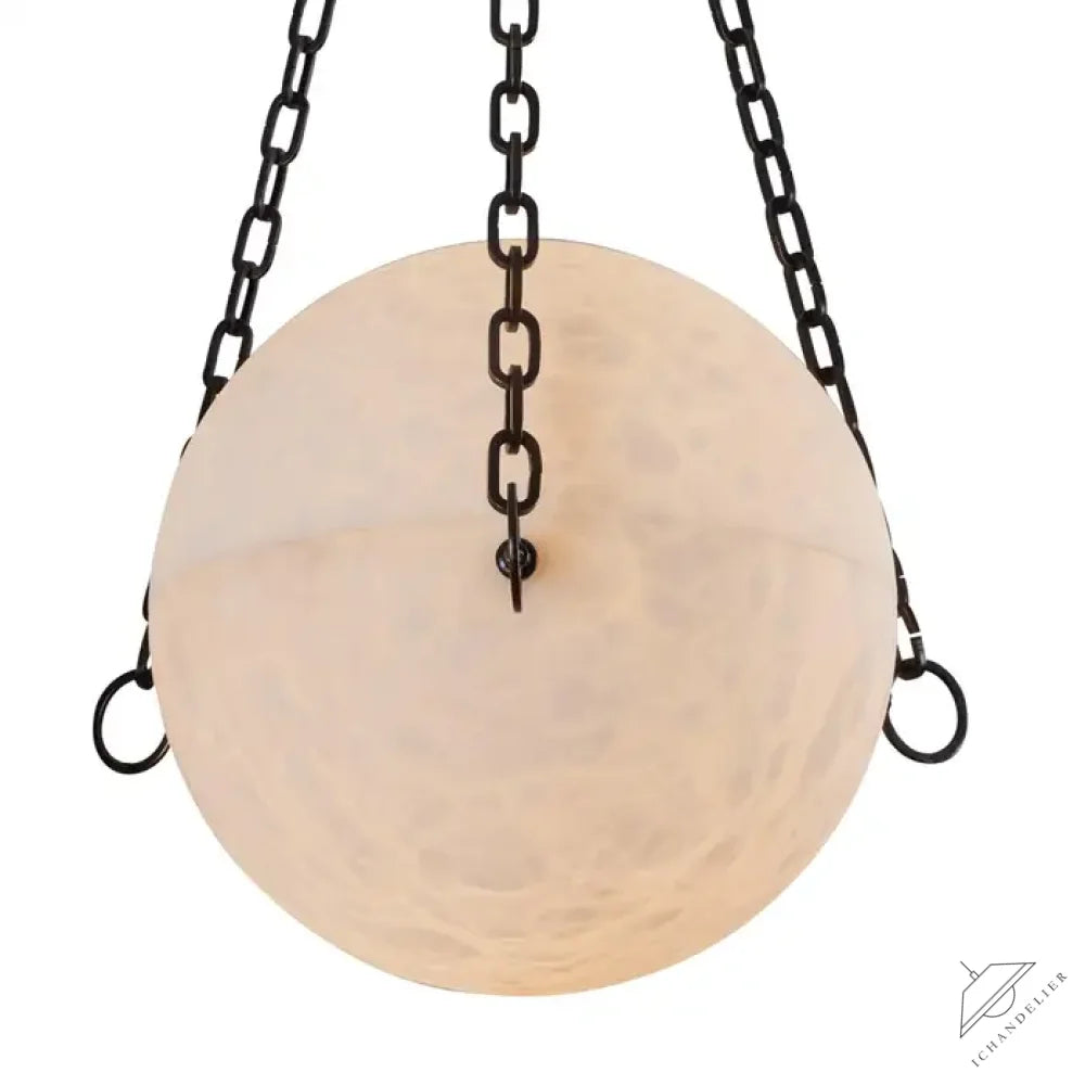 Monumental 'Zeus' Alabaster Chandelier by Denis de la Mesiere