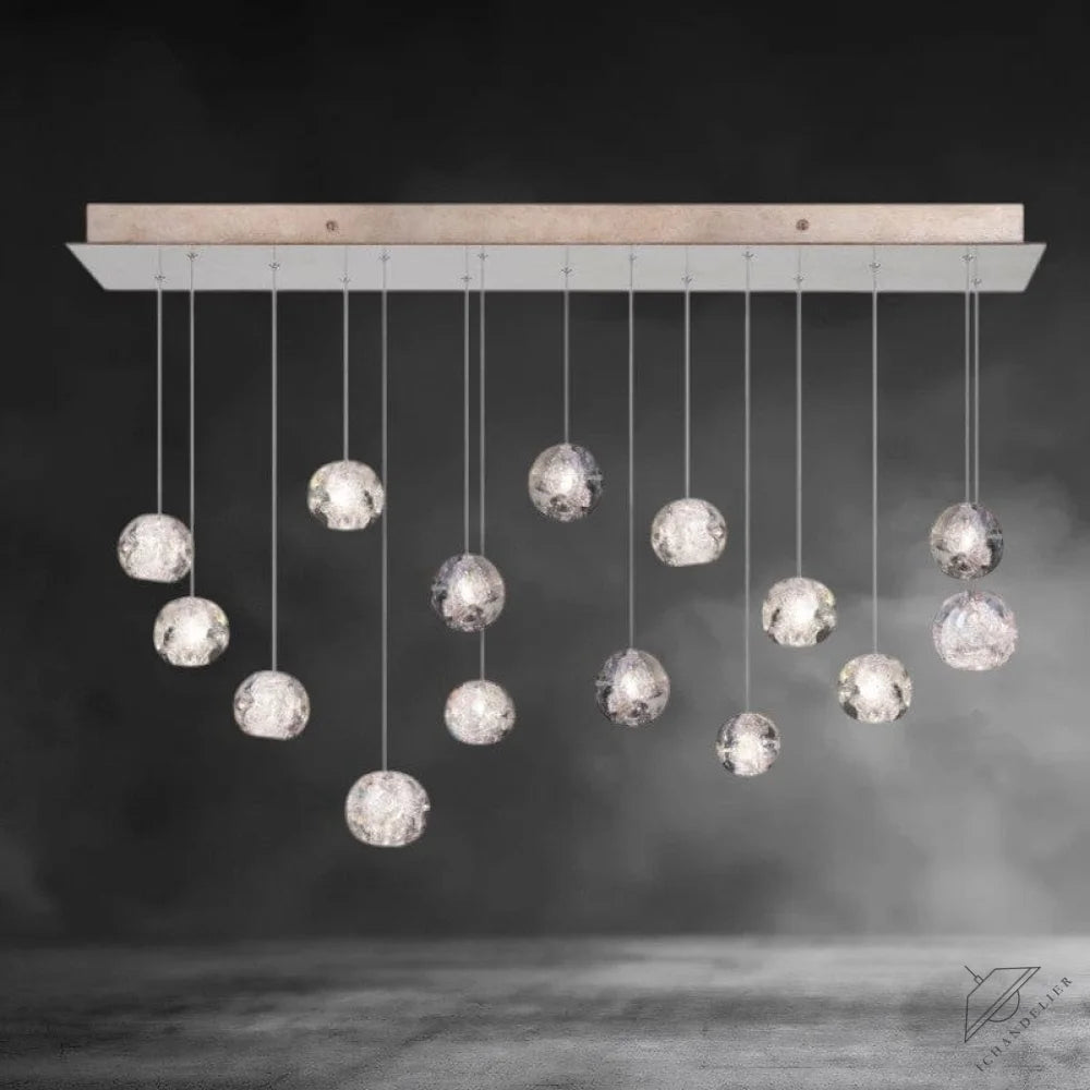 15 - Light / Brass Natural Inspirations 15 - Light Long Chandelier