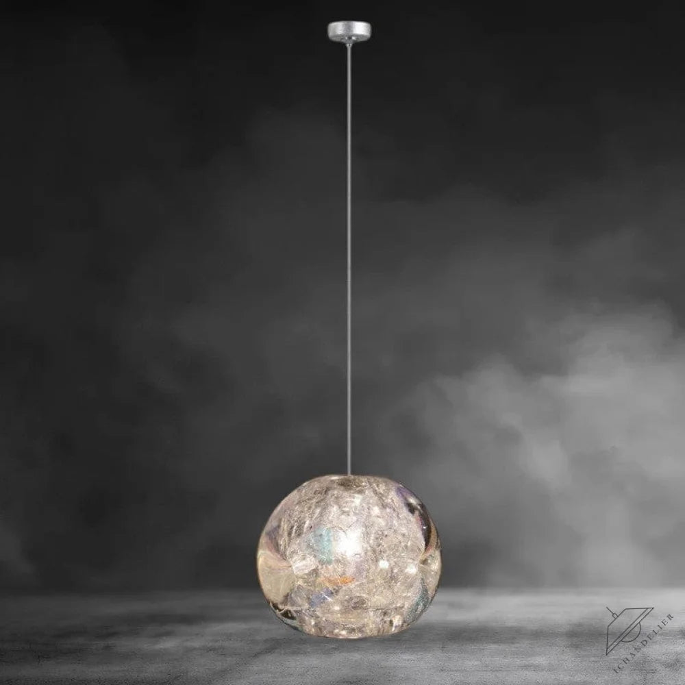 Nickel Nature Inspired Pendant Light