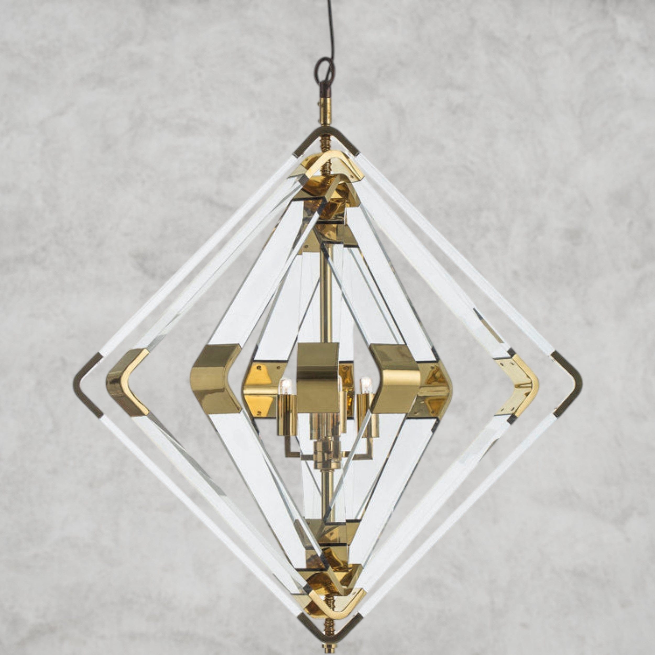 Brass Nellote 4 - Light Chandelier