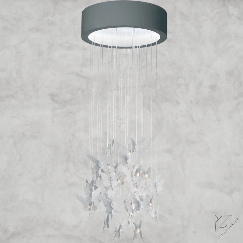 White Niagara Chandelier 23"