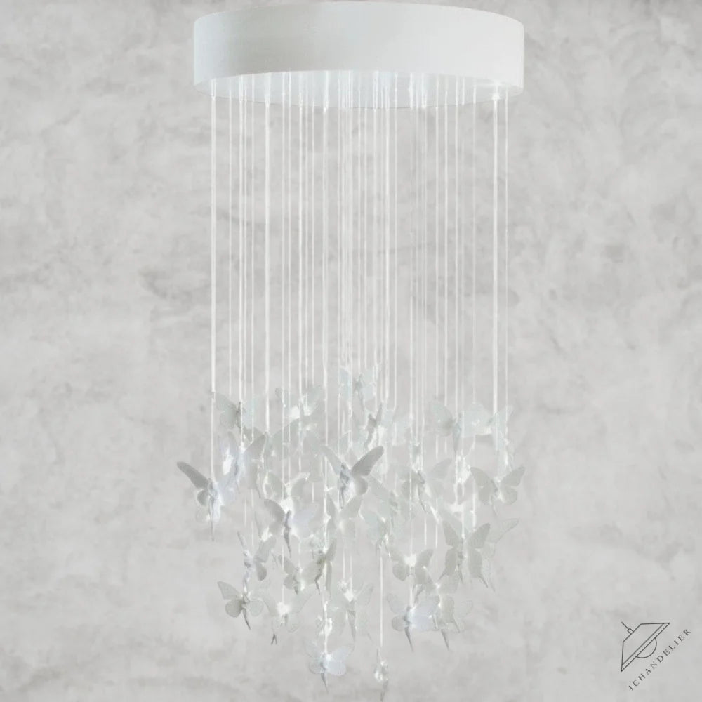 White Niagara Chandelier 31"