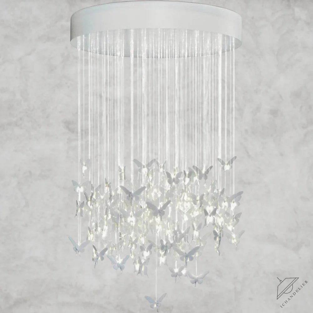 White Niagara Chandelier 53"