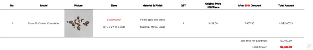 Order for Paulina Buchkowski