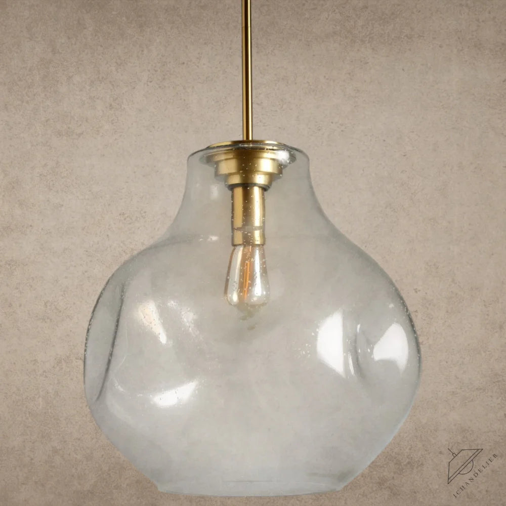 16" / Clear Organic Pendant 8", 12", 16"