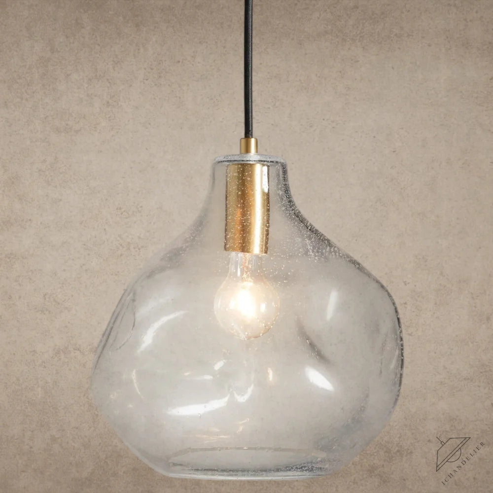 12" / Clear Organic Pendant 8", 12", 16"