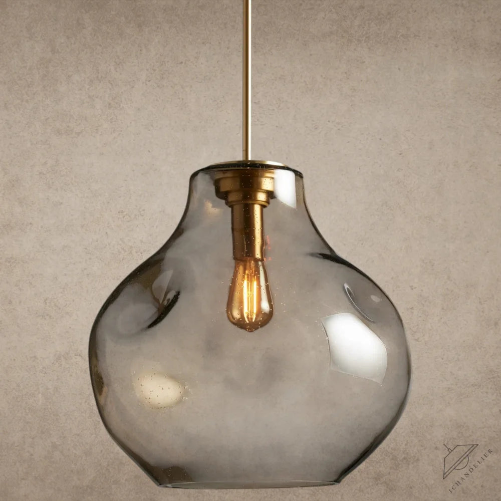 16" / Smoke Organic Pendant 8", 12", 16"