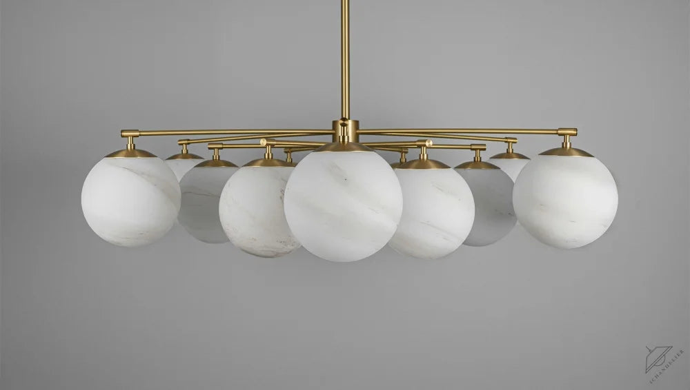 Orion Oval Flush Mount Base Chandelier Ø47.8″