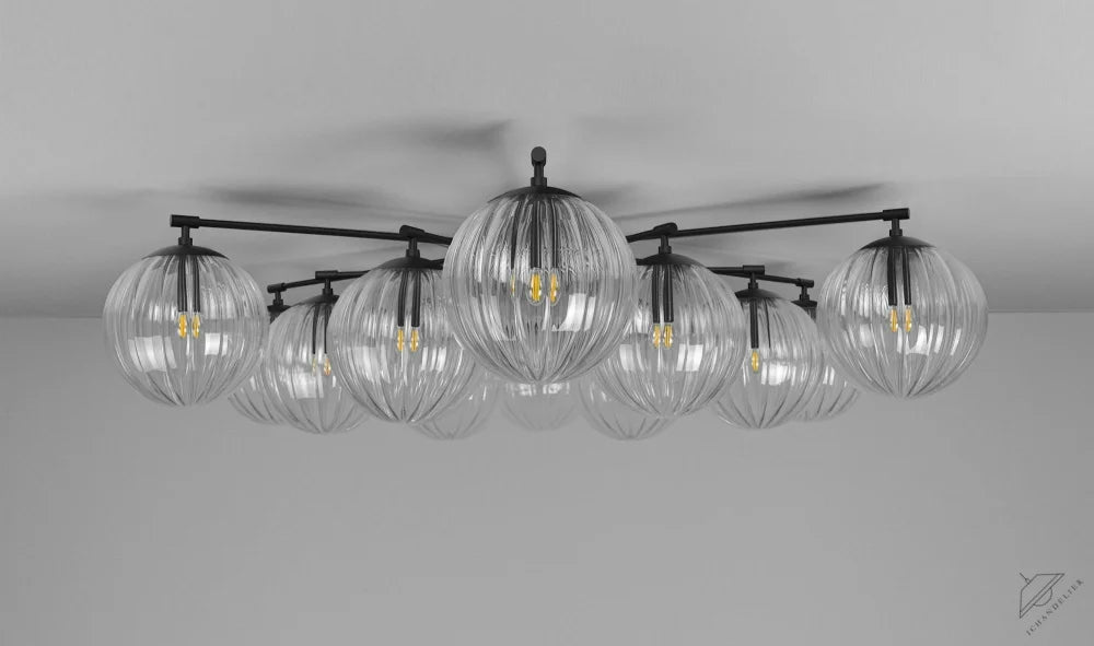 Orion Oval Flush Mount Base Chandelier Ø47.8″