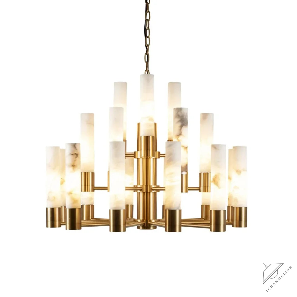 Orion Tiered Sputnik Alabaster Chandelier