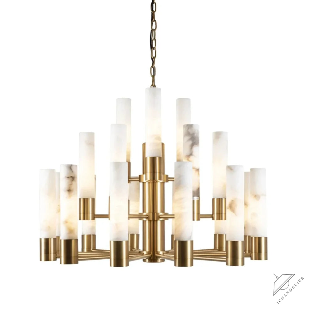 Orion Tiered Sputnik Alabaster Chandelier