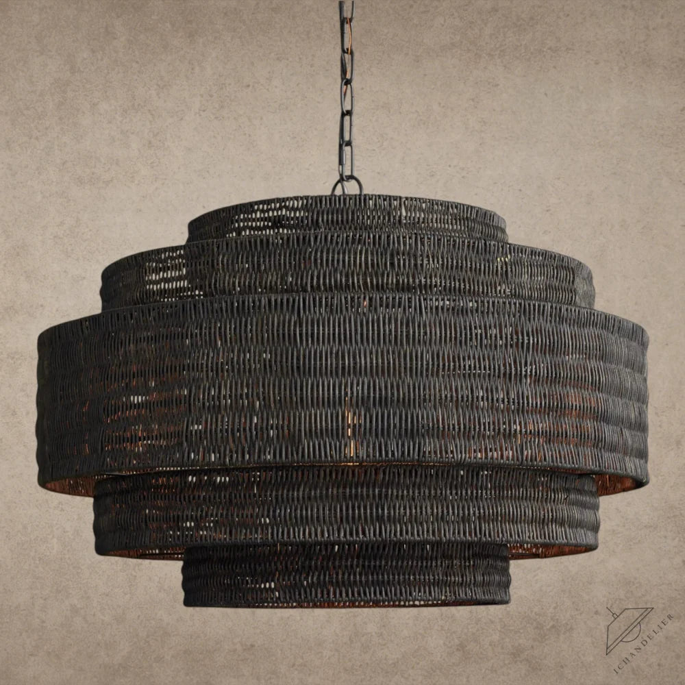 28" / Black Paloma Chandelier 28", 40"