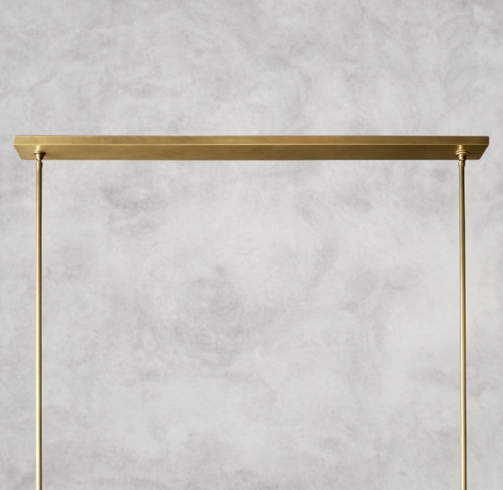 Pauillac Fabric Shade Linear Chandelier 49