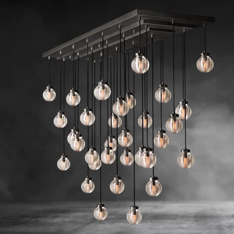 Pearl Rectangular Chandelier 36