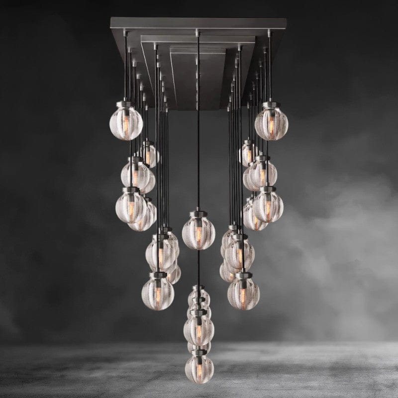 Pearl Rectangular Chandelier 36