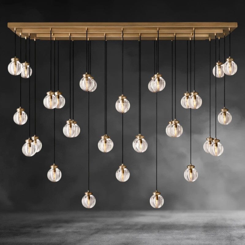 Pearl Rectangular Chandelier 36