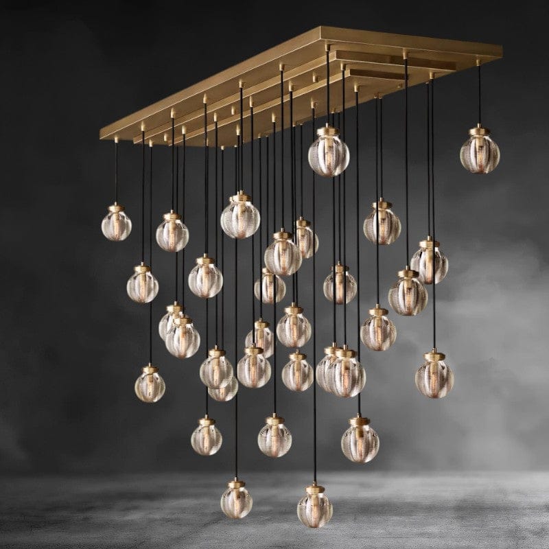 Pearl Rectangular Chandelier 36