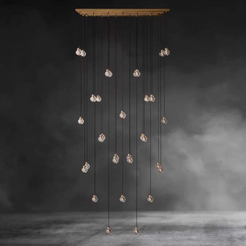 Pearl Rectangular Chandelier 36