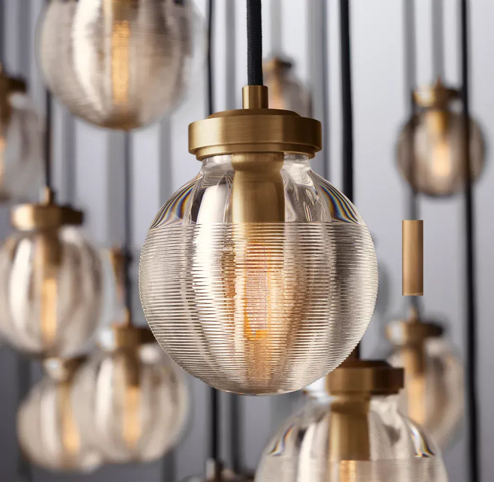 Pearl Rectangular Chandelier 36